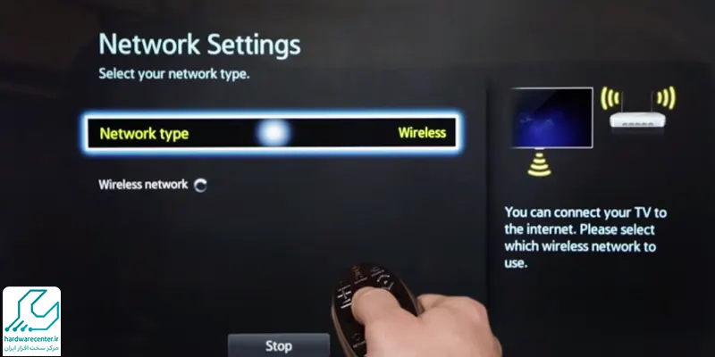 اتصال تلویزیون Sharp به اینترنت با Wi-Fi