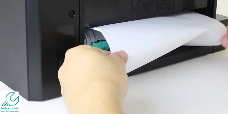 کاغذ درون کشوی کاغذ گیر کند